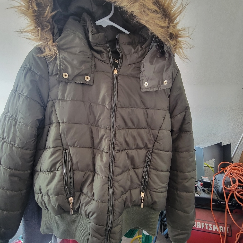 Adidas women's size Large zip track jacket